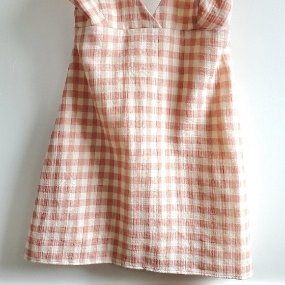 New Zara Gingham Check Halter Blogger Favorite Mini Dress NWT Size XS - Picture 12 of 17